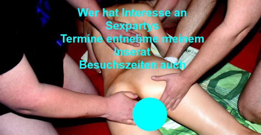 Sextreffen und Sexpartys nur für kurze Zeit