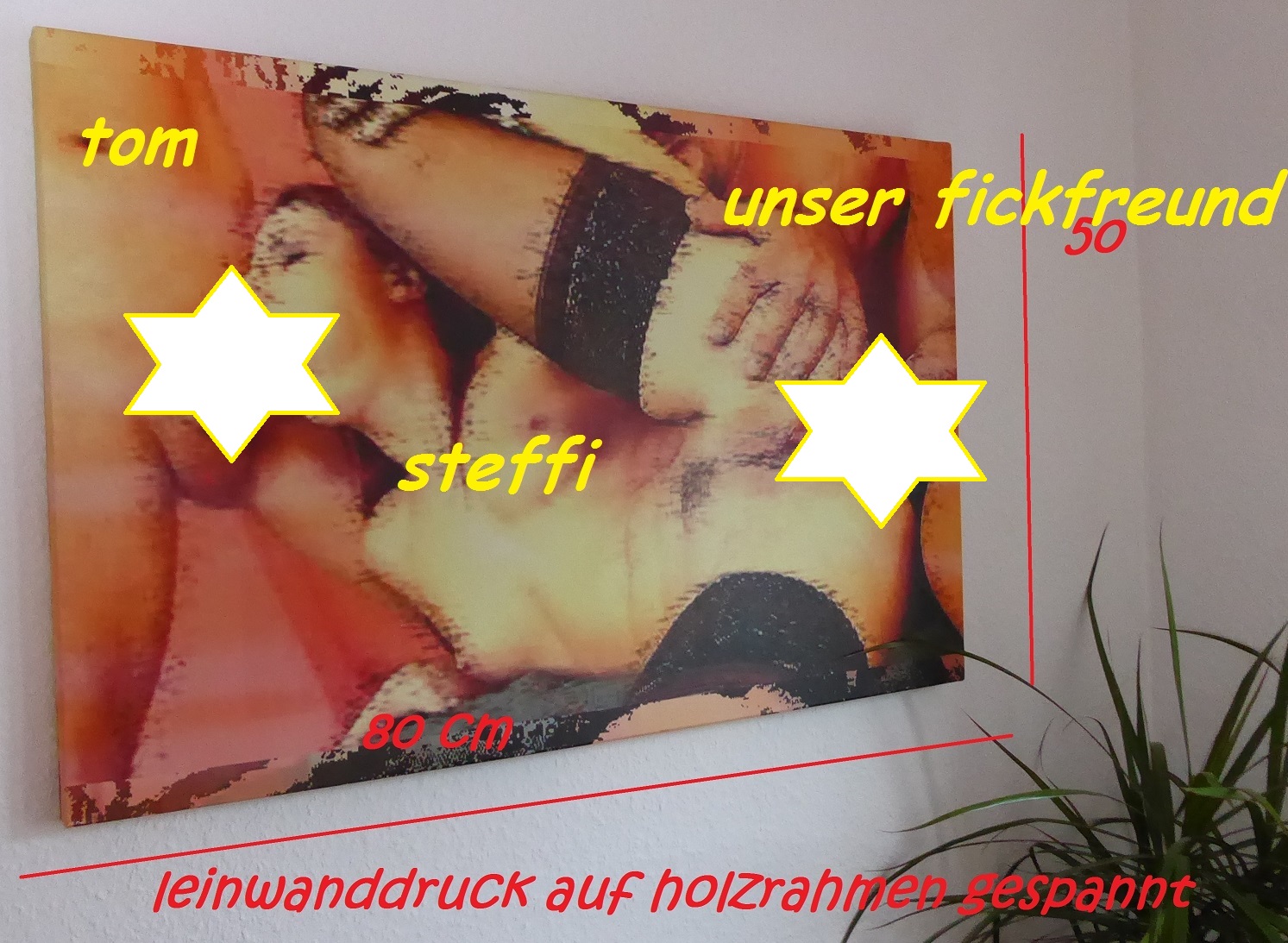 Verkaufen 2  erotische Leinwanddruck bilder