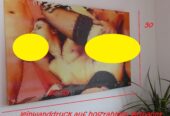 2 Erotische Bilder auf Leinwanddruck im Impressionismusstil