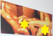 2 Erotische Bilder auf Leinwanddruck im Impressionismusstil