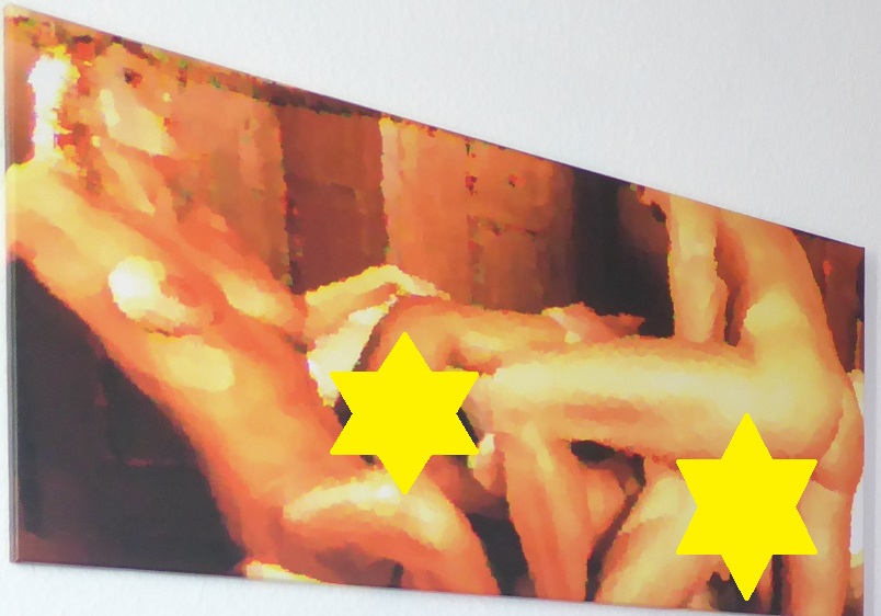 2 Erotische Bilder auf Leinwanddruck im Impressionismusstil